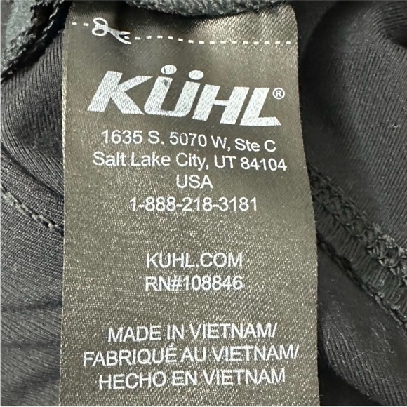 Kuhl Outleasure Leggings Carbon Black - Picture 6 of 12